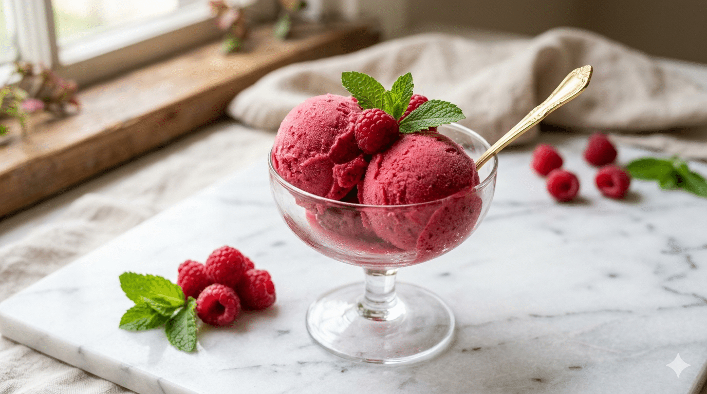 sorbet framboise thermomix
