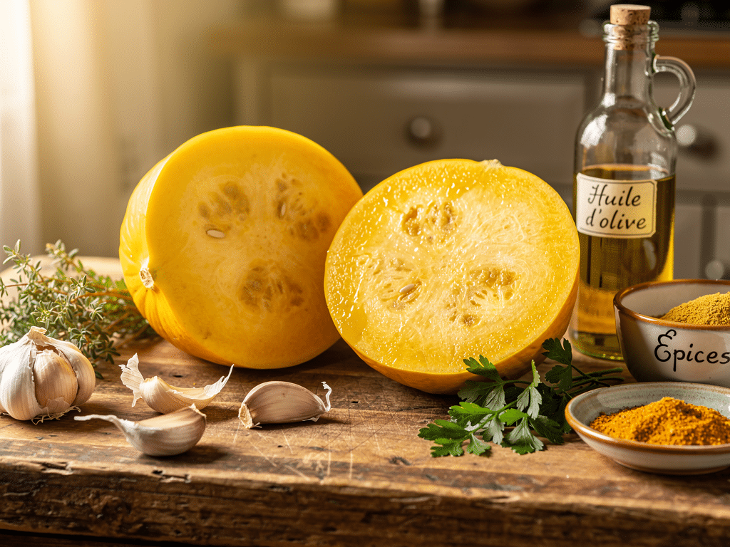 recette courge jaune ronde