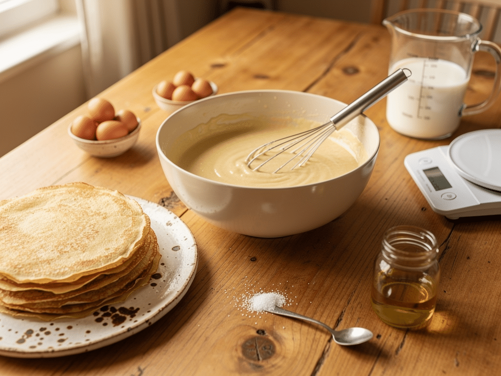 combien de crepes avec 1l de lait