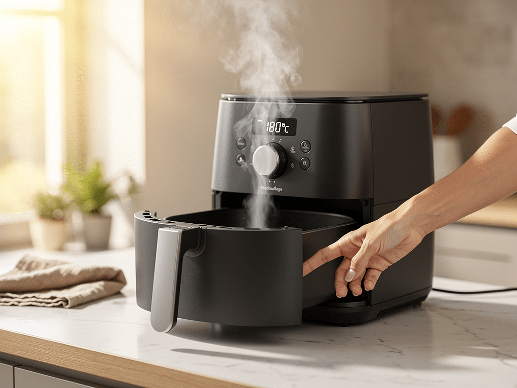 comment prechauffer airfryer