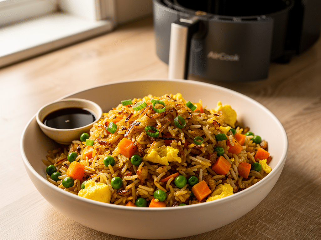 riz croustillant air fryer