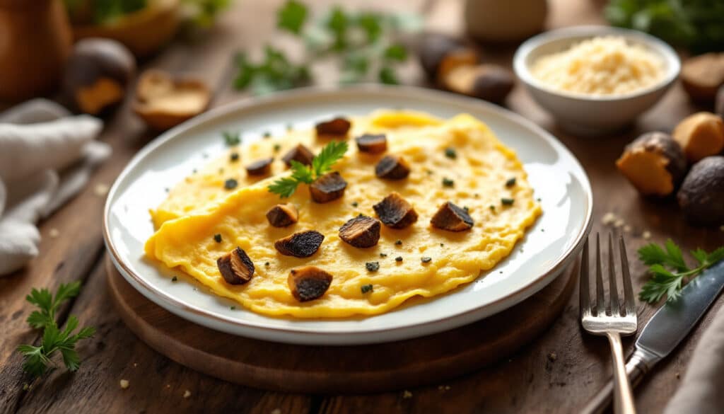 découvrez une recette facile d'omelette à la truffe avec des conseils pratiques pour réussir ce plat gourmand et raffiné à tous les coups.