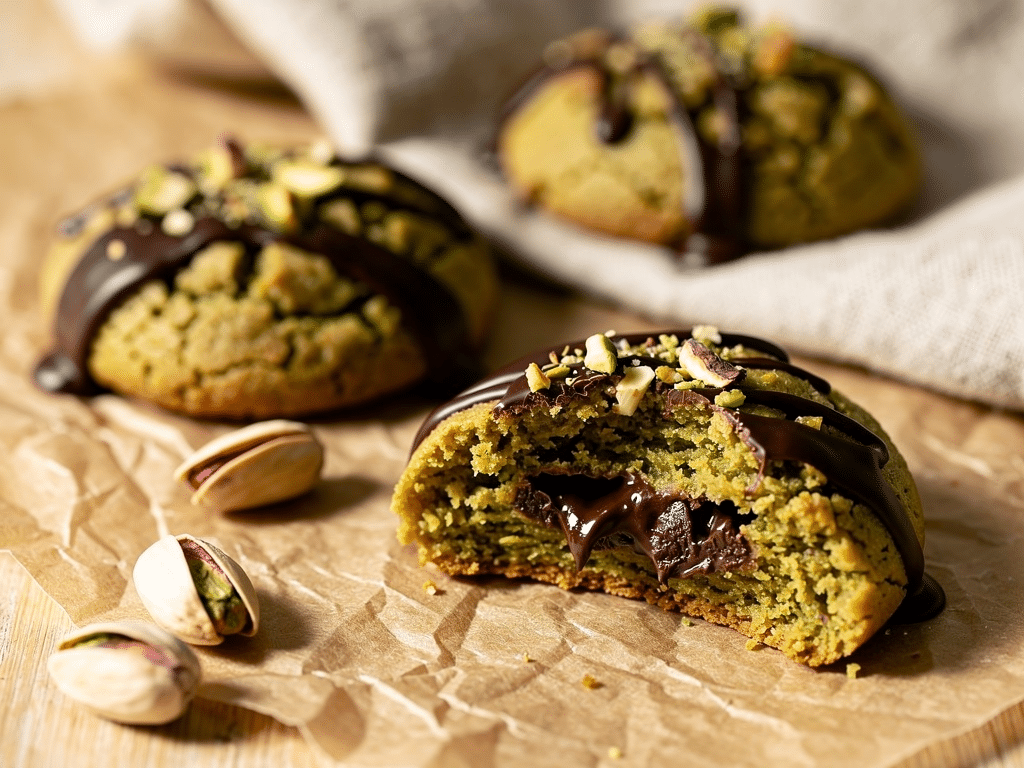 cookies pate de pistache