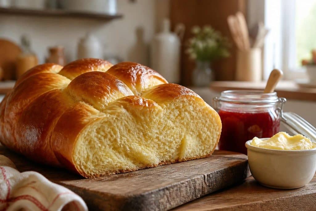 découvrez notre recette facile et inratable de brioche maison moelleuse pour un délicieux petit-déjeuner ou goûter fait maison.