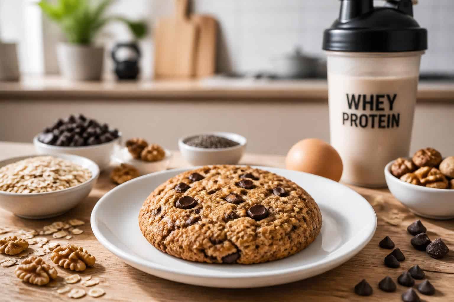 découvrez une recette de cookie protéiné facile et rapide, idéale pour la musculation. boostez vos muscles avec un encas sain et savoureux à préparer en quelques minutes.
