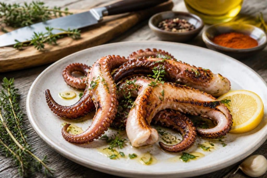 découvrez comment cuisiner les tentacules d'encornet avec nos recettes savoureuses, astuces de cuisson et conseils pour réussir ce délicieux fruit de mer à chaque fois.