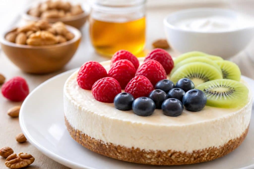 découvrez notre recette facile et légère de cheesecake healthy sans cuisson, parfaite pour un dessert gourmand et équilibré.