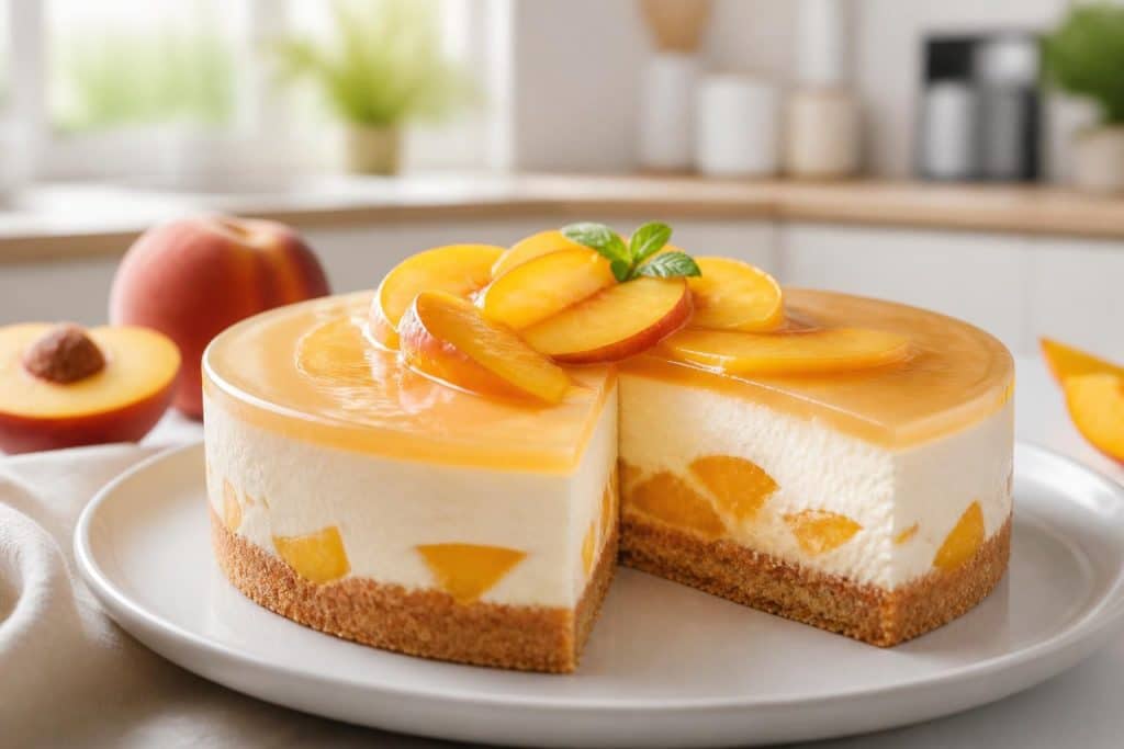découvrez notre recette facile et rapide d'entremet pêche, un dessert fruité parfait pour toutes les occasions. frais, léger et savoureux, il ravira vos papilles en un rien de temps.