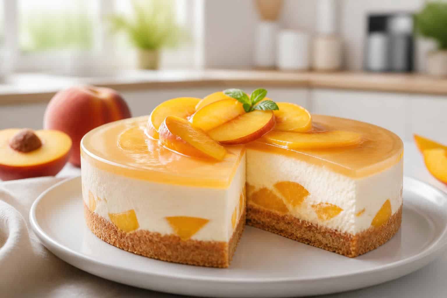 découvrez notre recette facile et rapide d'entremet pêche, un dessert fruité parfait pour toutes les occasions. frais, léger et savoureux, il ravira vos papilles en un rien de temps.