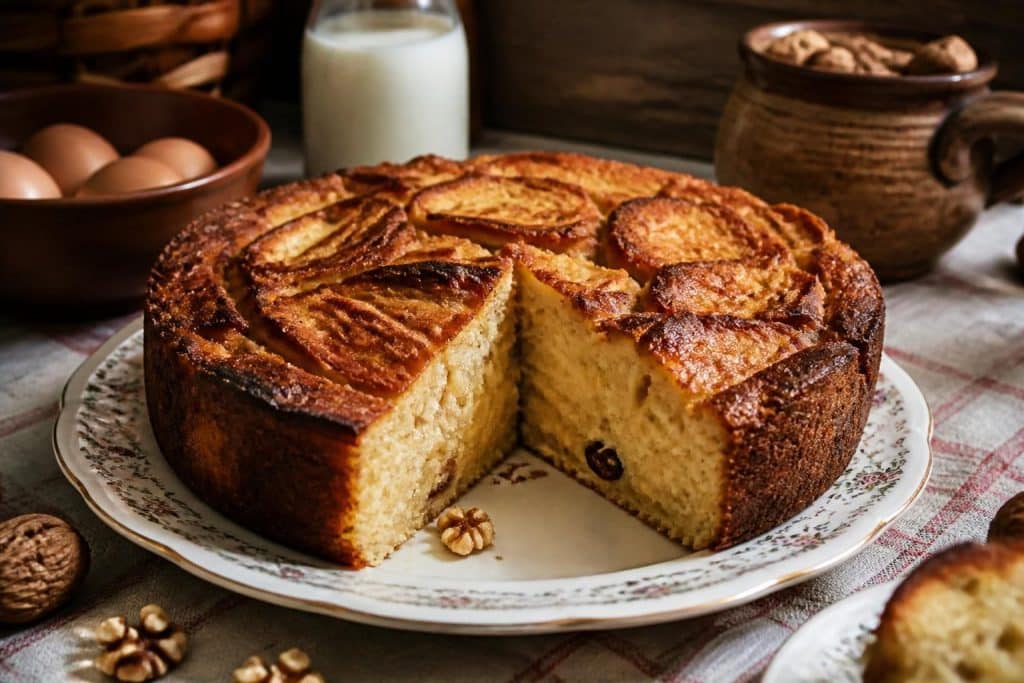 découvrez la recette traditionnelle facile du gâteau de pain de grand-mère, un dessert savoureux et réconfortant à préparer en toute simplicité.