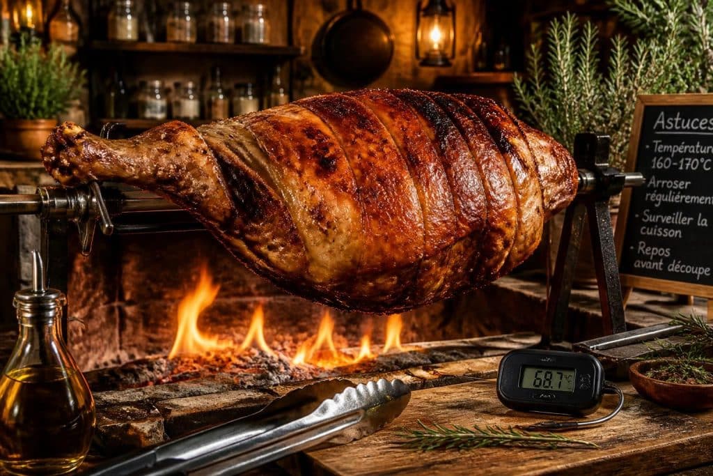 découvrez comment réussir la cuisson parfaite du jambon à la broche grâce à nos astuces essentielles pour un résultat savoureux et tendre à chaque fois.