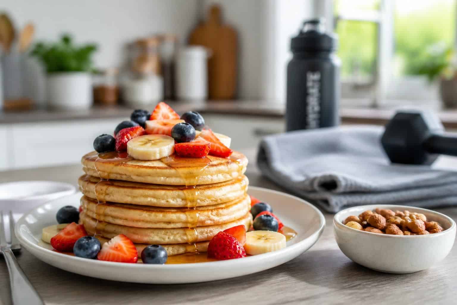 découvrez une recette facile et rapide de pancakes protéinés, idéale pour les sportifs souhaitant allier goût et nutrition optimale.