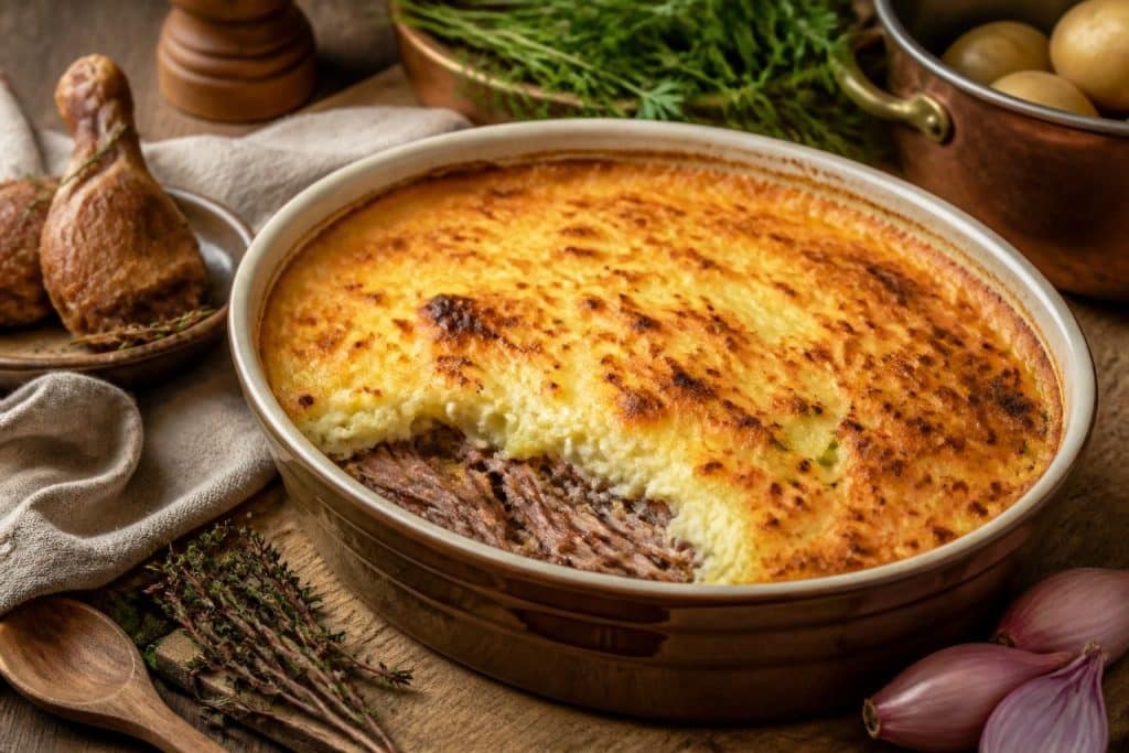 découvrez la recette traditionnelle et savoureuse du parmentier de canard grand-mère, un plat réconfortant et gourmand à préparer facilement.