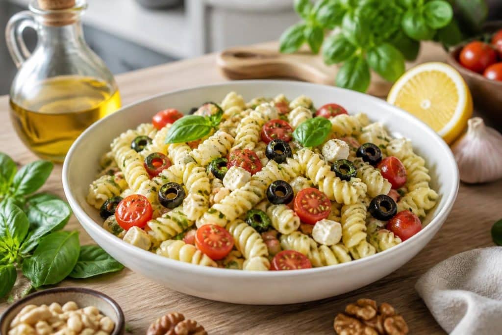 découvrez une recette facile et rapide de sauce pour salade de pâtes maison, savoureuse et parfaite pour vos repas légers et gourmands.
