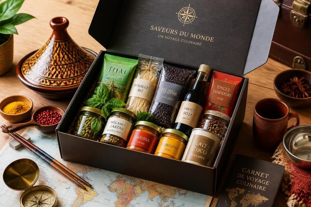 découvrez la box voyageuse, une box culinaire pour explorer les saveurs authentiques du monde depuis chez vous. chaque mois, recevez des ingrédients et recettes traditionnelles pour un voyage gustatif unique.