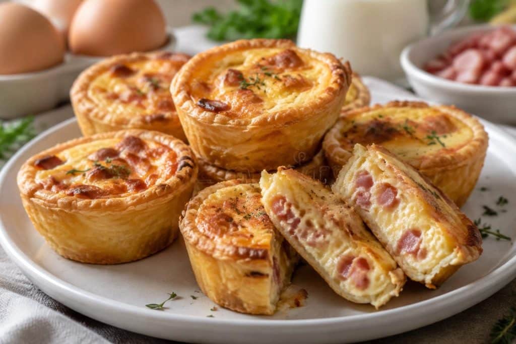 découvrez une recette facile et rapide de mini quiches lorraines, dorées et savoureuses, parfaites pour l’apéritif ou un repas gourmand.