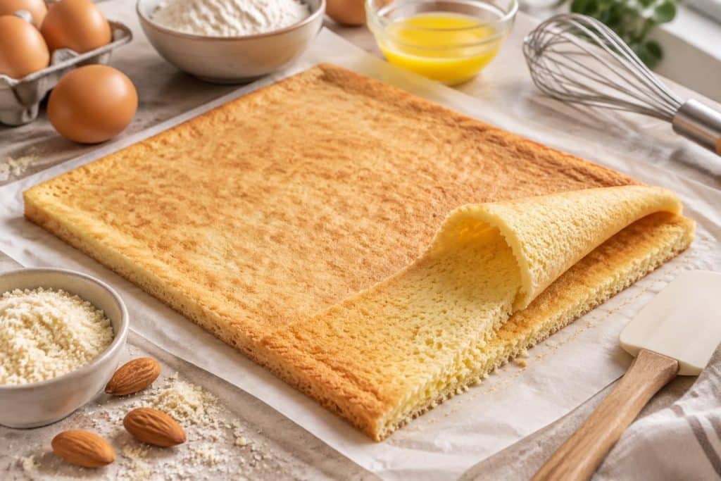 découvrez une recette facile de biscuit joconde et nos conseils pour obtenir une texture moelleuse, légère et parfaitement réussie.