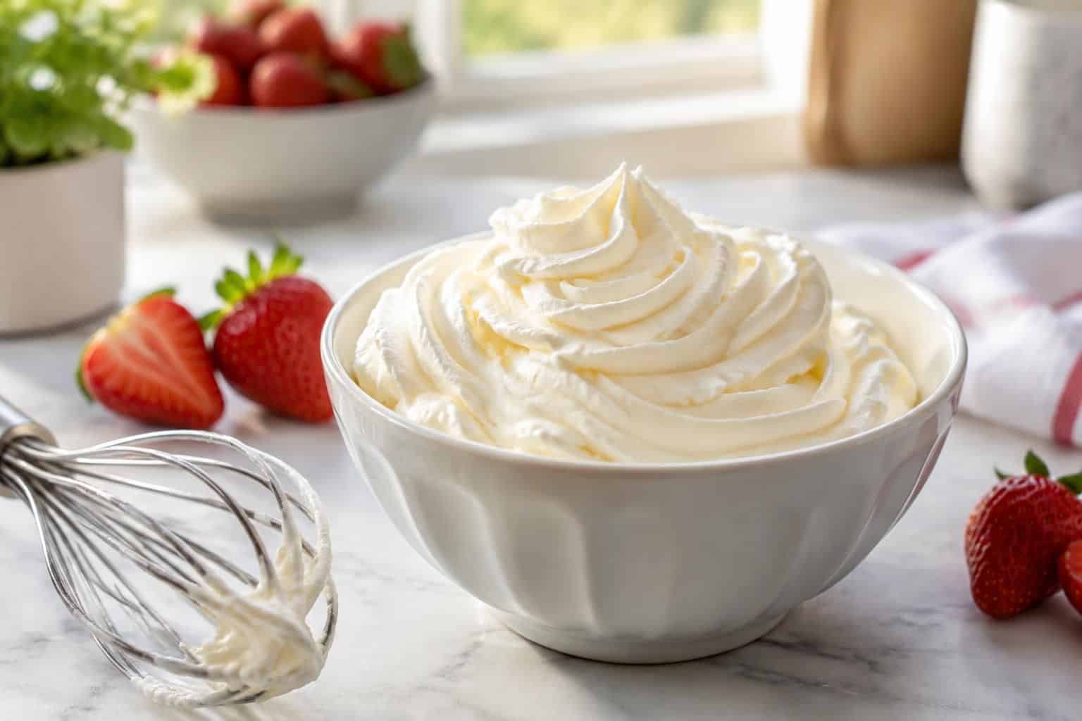 préparez une chantilly maison légère sans sucre glace grâce à une recette facile et rapide. découvrez nos astuces pour une texture ferme et délicieuse.