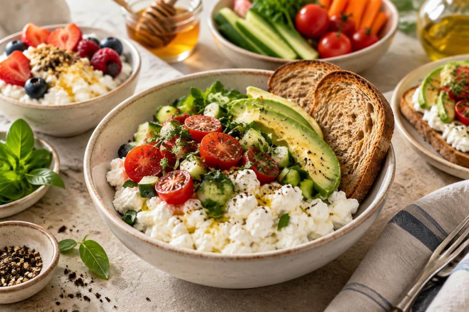 découvrez une recette facile et rapide au cottage cheese, idéale pour composer des repas savoureux et équilibrés à tout moment de la journée.