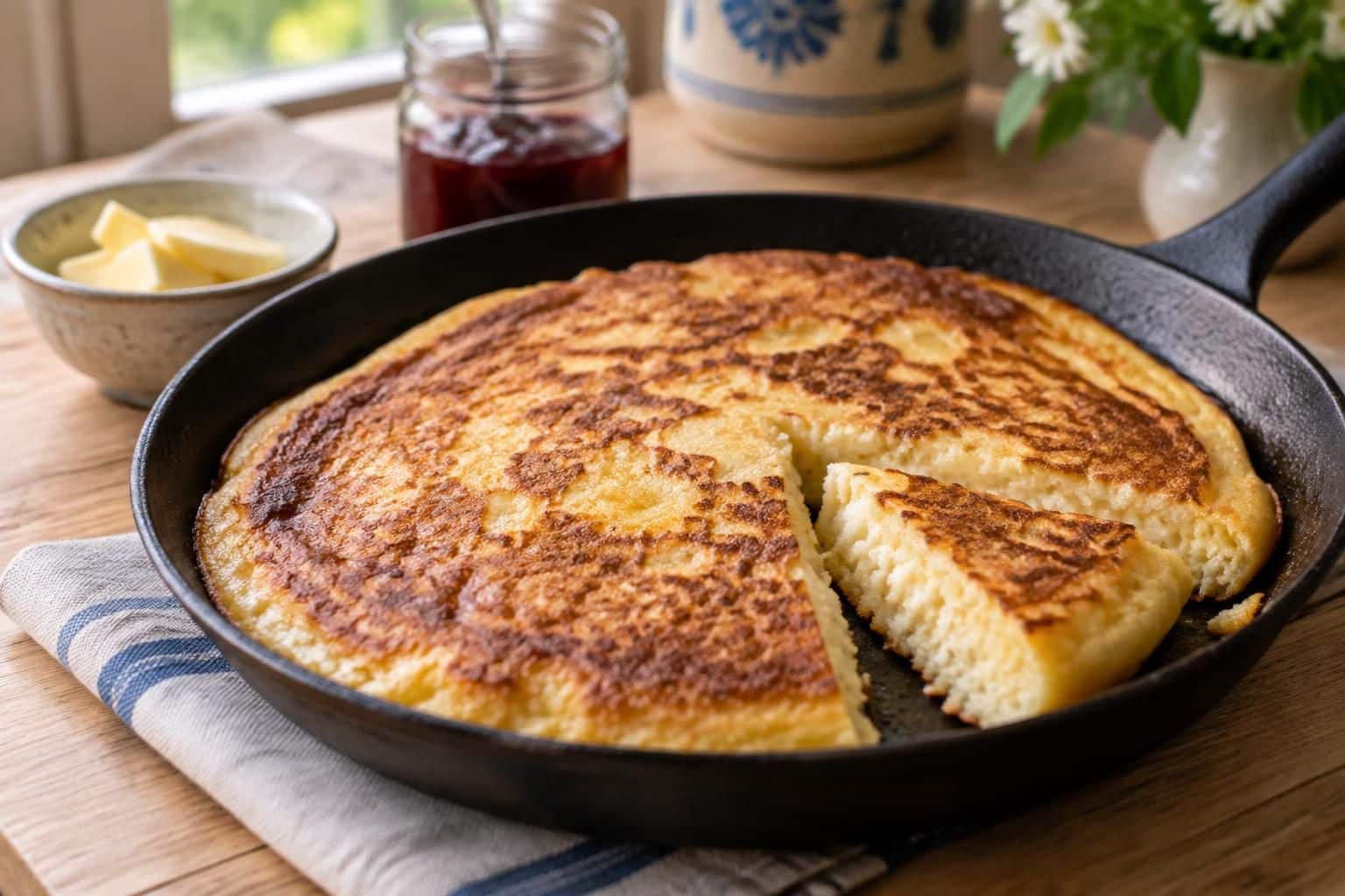 préparez un farz pitilig simple et rapide à la poêle : une délicieuse spécialité bretonne, dorée et moelleuse, prête en quelques minutes.
