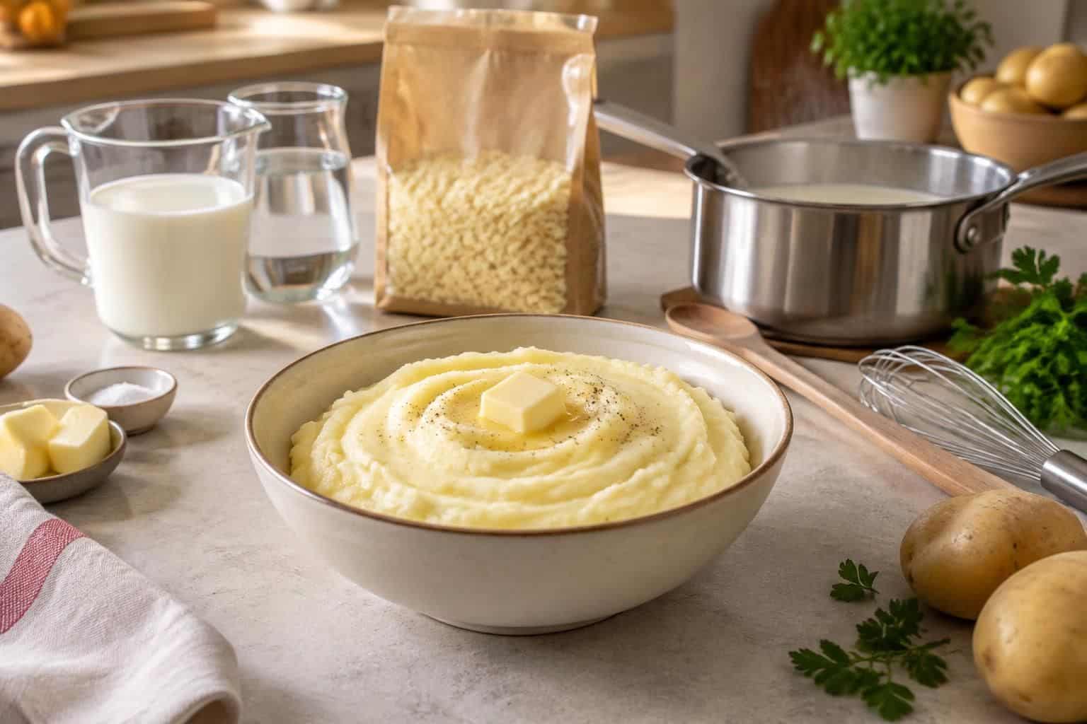 découvrez comment préparer une purée mousline en sachet : dosages de lait et d’eau, étapes simples et astuces pour une texture onctueuse.